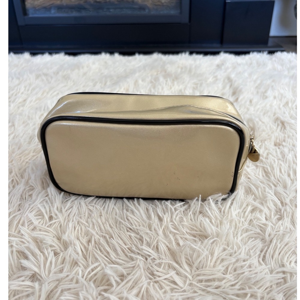 YSL Beaute Makeup‎ Bag Cosmetic Pouch Gold Travel Accessory - Picture 2 of 7